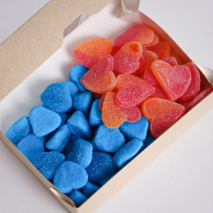 Мармелад Испания кислый: сердечки, 500 гр