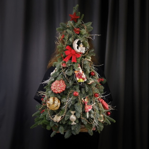 Ёлка новогодняя из датской пихты, 70 см "Щелкунчик"