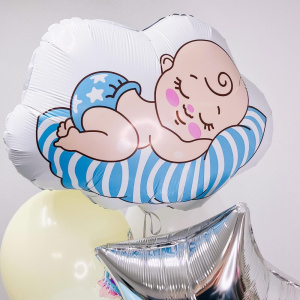 Сет шариков на выписку "Малыш", 9 штучек