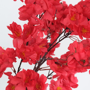 Ветка Сакура красная (искусственная)