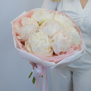 Белые пионы, 7 штучек