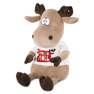 Мягкая Игрушка Просто Лось в Футболке, 24 см в Коробке