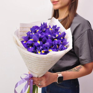 Невероятно яркие ирисы, 21 шт