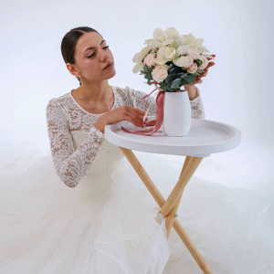 Орхидея Цимбидиум в изысканном букете "Симфония нежности"