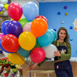 Облако из 30 шаров латекс