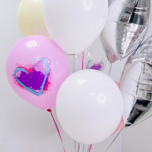 Сет шариков на выписку "Малышка", 9 штучек