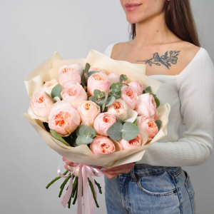 Пионовидные розы Джульетта, 19 штучек