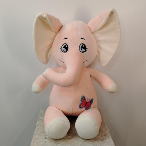 Волшебный слоник с бабочкой, 50 см