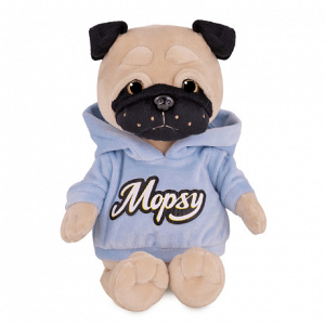 Мягкая Игрушка Мопс Мопси в Худи, 20 см, в Коробке