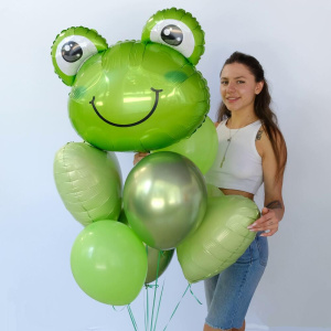 Сет шаров "Весёлая лягушка", 7 штучек