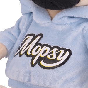 Мягкая Игрушка Мопс Мопси в Худи, 20 см, в Коробке