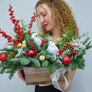 Новогодняя композиция из нобилиса «Ланфрен Ланфра»