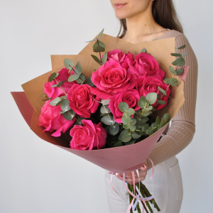 Монобукет ароматных роз "Пинк Флойд"