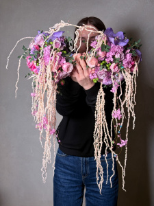 Авторский букет невесты "Ночная эльфийка"