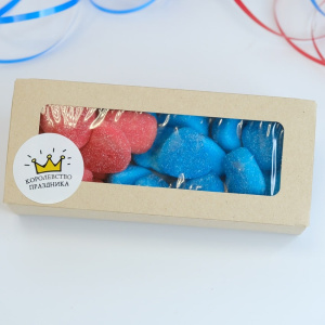 Мармелад Испания кислый: сердечки микс, 250 гр