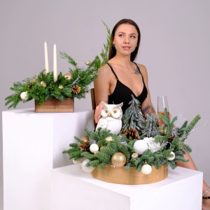 Новогодний сет из двух элементов "Золотые мечты Зимы"