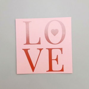 Карточка к букету "Love" 